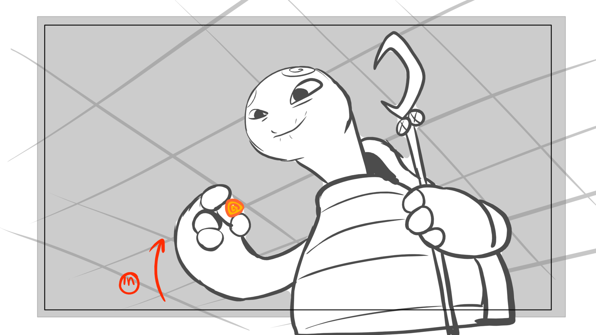 Venom Wars — Escena 20, panel 2, storyboard by Melissa Ballesteros